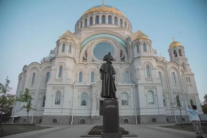 Framed Print : Kronstadt. Russia. June 26, 2018 Naval Nikolsky Cathedral, building facade. High quality photo Framed Print : Kronstadt. Russia. June 26, 2018 Naval Nikolsky Cathedral, building facade. High quality photo