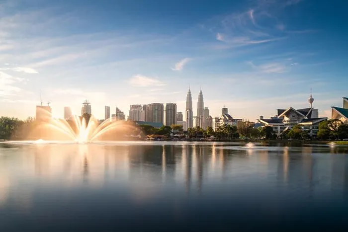 Framed Print : Kuala Lumpur city skyscraper and fountation with nice sky morning at Titiwangsa Park in Kuala Lumpur. Malaysia. Travel and Vacation concept Framed Print : Kuala Lumpur city skyscraper and fountation with nice sky morning at Titiwangsa Park in Kuala Lumpur. Malaysia. Travel and Vacation concept