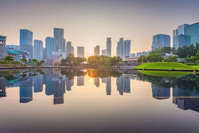 Framed Print : Kuala Lumpur, Malaysia cityscape in the evening Framed Print : Kuala Lumpur, Malaysia cityscape in the evening