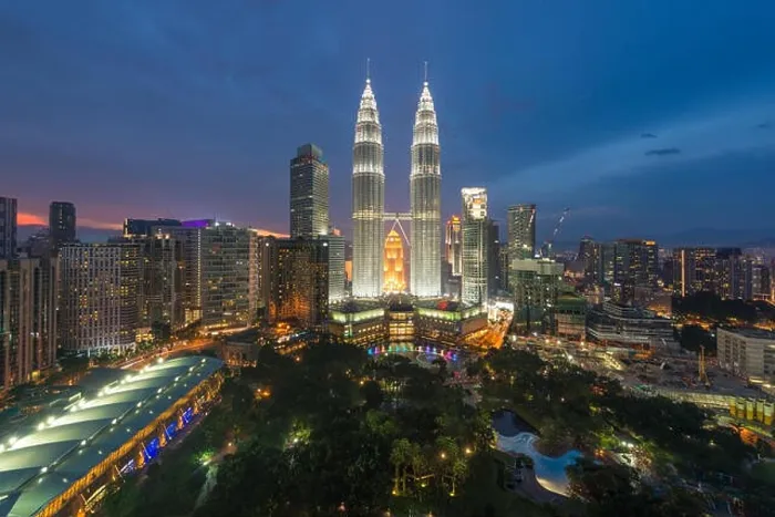 Framed Print : Kuala Lumpur skyline and skyscraper at night in Kuala Lumpur, Malaysia Framed Print : Kuala Lumpur skyline and skyscraper at night in Kuala Lumpur, Malaysia