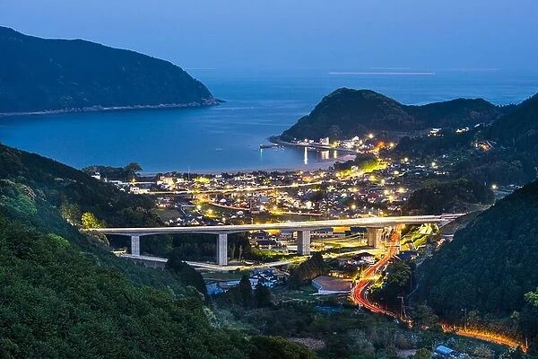 Kumano City, Mie Prefecture, Japan at Atashika waterfront
