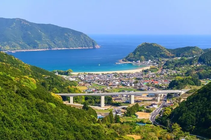 Framed Print : Kumano City, Mie Prefecture, Japan at Atashika waterfront Framed Print : Kumano City, Mie Prefecture, Japan at Atashika waterfront