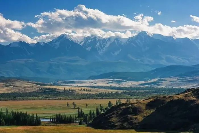 Framed Print : Kurai steppe and North-Chui ridge Framed Print : Kurai steppe and North-Chui ridge