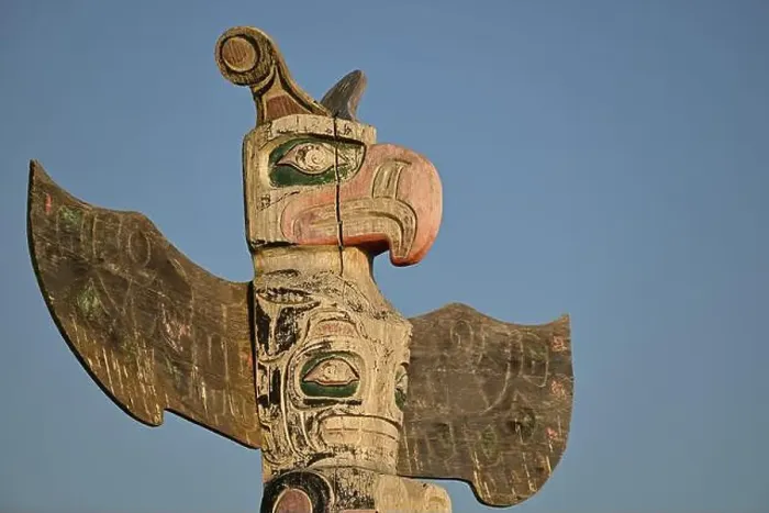 Framed Print : Kwakwakawakw totem pole at the cemetery in Alert Bay, Cormorant Island, British Columba, Canada, North America Framed Print : Kwakwakawakw totem pole at the cemetery in Alert Bay, Cormorant Island, British Columba, Canada, North America