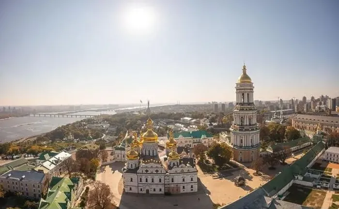 Framed Print : Kyiv, Ukraine - October 6, 2021: Kyiv Pechersk Lavra in Kyiv. View from drone Framed Print : Kyiv, Ukraine - October 6, 2021: Kyiv Pechersk Lavra in Kyiv. View from drone