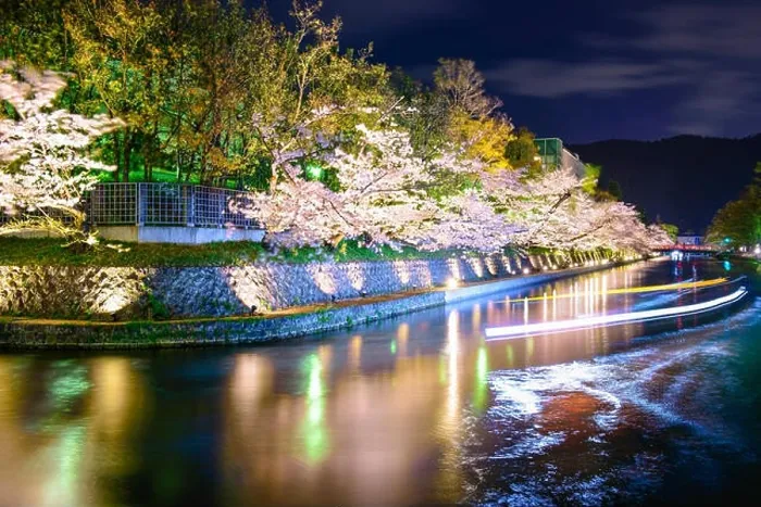 Framed Print : Kyoto, Japan on the Okazaki Canal during the spring cherry blossom season Framed Print : Kyoto, Japan on the Okazaki Canal during the spring cherry blossom season
