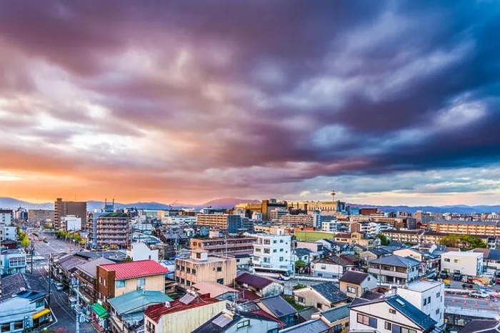Framed Print : Kyoto, Japan skyline at dusk Framed Print : Kyoto, Japan skyline at dusk
