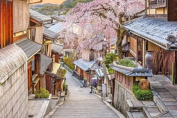 Kyoto, Japan spring in Higashiyama district
