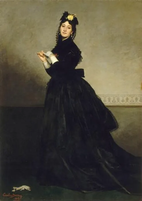 Framed Print : La Dame aux gants (The Lady with the Glove) Framed Print : La Dame aux gants (The Lady with the Glove)