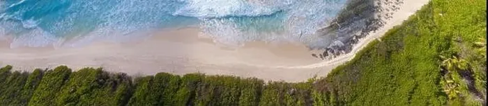 Framed Print : La Digue, Seychelles Island. Amazing aerial view of beach and ocean from a drone Framed Print : La Digue, Seychelles Island. Amazing aerial view of beach and ocean from a drone