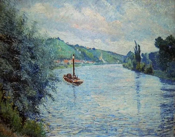Framed Print : La Frette by Lucien Pissarro (1863-1944) Framed Print : La Frette by Lucien Pissarro (1863-1944)