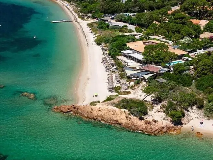 Framed Print : La plage Casadelmar beachfront aerial drone view Framed Print : La plage Casadelmar beachfront aerial drone view
