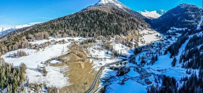 Framed Print : La Plagne from above in the french Alps Framed Print : La Plagne from above in the french Alps