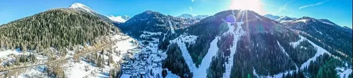 Framed Print : La Plagne from above in the french Alps Framed Print : La Plagne from above in the french Alps