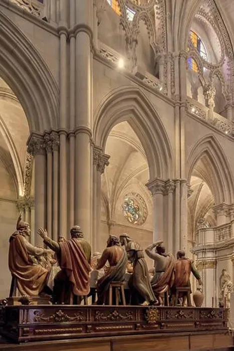 Framed Print : La Santa Cena inside the 12th century Gothic Cathedral of the city of Cuenca, Castilla la Mancha, Spain, Europe Framed Print : La Santa Cena inside the 12th century Gothic Cathedral of the city of Cuenca, Castilla la Mancha, Spain, Europe