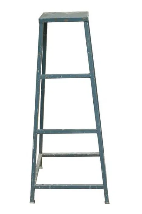 Framed Print : Ladder Isolated on white background, Industry tools workers use ladder for work with subject on high position Framed Print : Ladder Isolated on white background, Industry tools workers use ladder for work with subject on high position