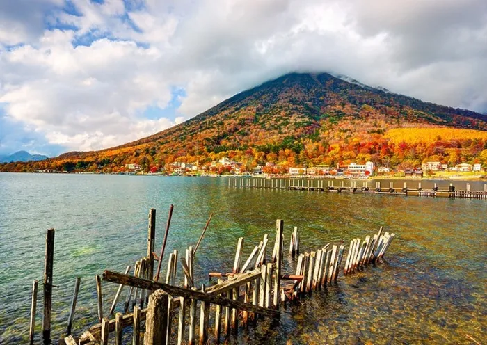 Framed Print : Lake Chuzenji and Mt. Nantai at Nikko National Park in Tochigi, Jpan Framed Print : Lake Chuzenji and Mt. Nantai at Nikko National Park in Tochigi, Jpan