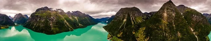 Framed Print : Lake Lovatnet near Stryn, Norway Framed Print : Lake Lovatnet near Stryn, Norway
