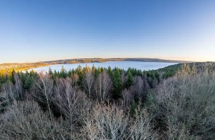 Framed Print : Lake Lygnern from up high Framed Print : Lake Lygnern from up high