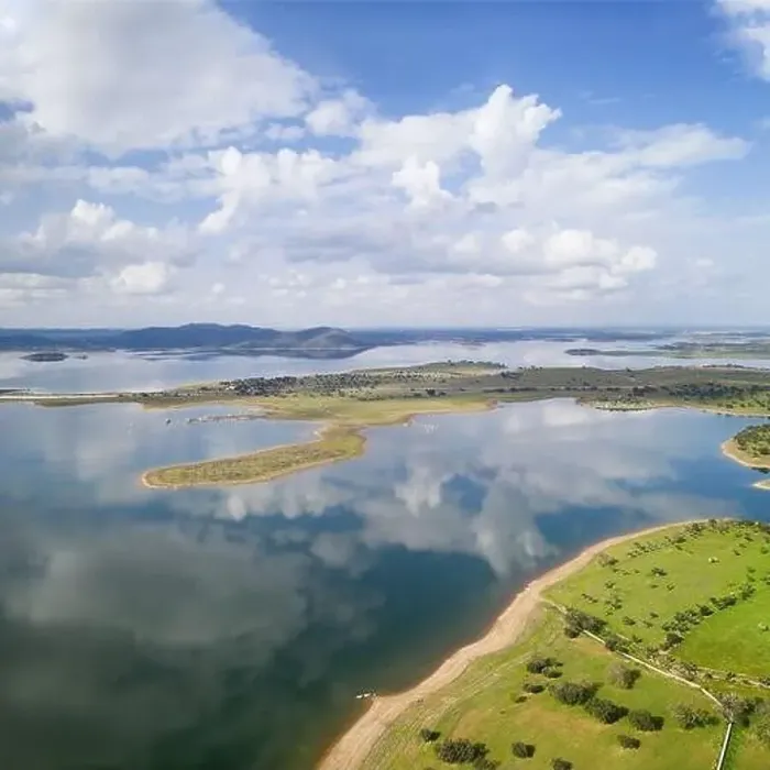 Framed Print : Lake reservoir water reflection drone aerial view of Alqueva Dam landscape and in Alentejo, Portugal Framed Print : Lake reservoir water reflection drone aerial view of Alqueva Dam landscape and in Alentejo, Portugal