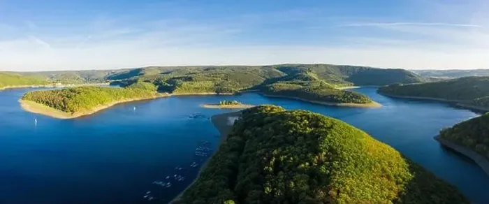 Framed Print : Lake Rursee, Eifel Germany Framed Print : Lake Rursee, Eifel Germany