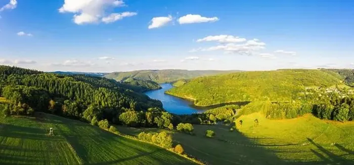 Framed Print : Lake Rursee, Eifel Germany Framed Print : Lake Rursee, Eifel Germany