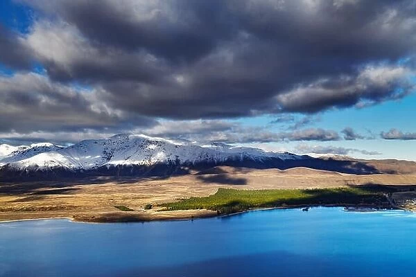 Lake Tekapo, view from Mount John, Mackenzie Country, New Zealand