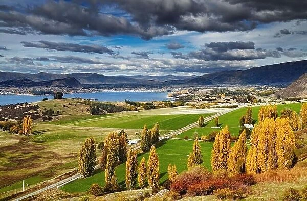 Lake Wanaka, view from mount Roys, South Island, New Zealand