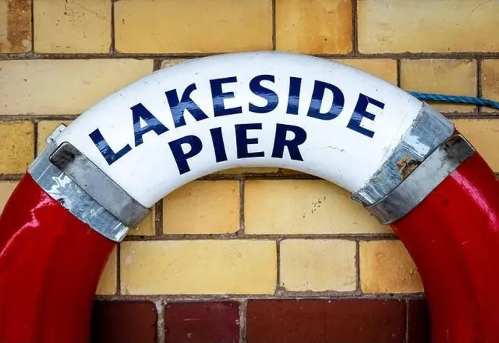 Framed Print : Lakeside town in Lake District, a region and national park in Cumbria in northwest England Framed Print : Lakeside town in Lake District, a region and national park in Cumbria in northwest England