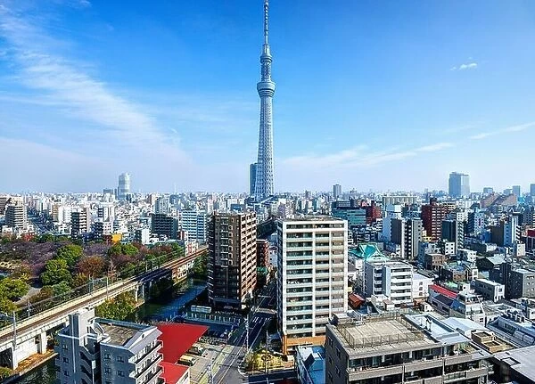 Landmark structures in Tokyo, Japan