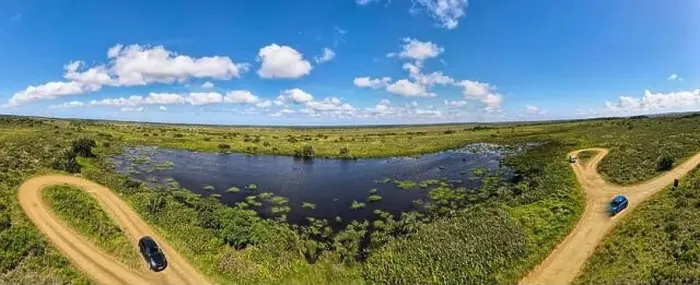 Framed Print : Landscape of Isimangaliso wetland park in South Africa Framed Print : Landscape of Isimangaliso wetland park in South Africa