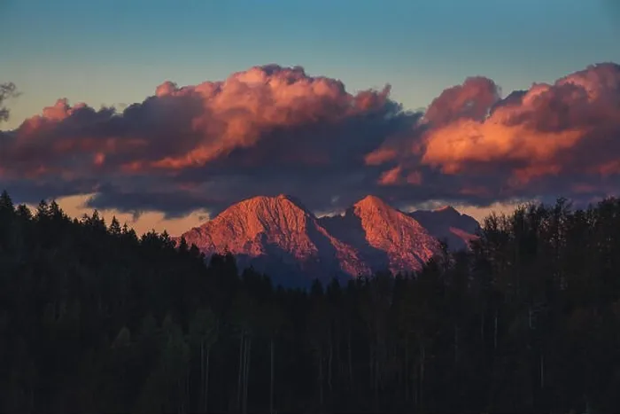 Framed Print : Landscape from Julian Alps, Slovenia.Sunset shot Framed Print : Landscape from Julian Alps, Slovenia.Sunset shot