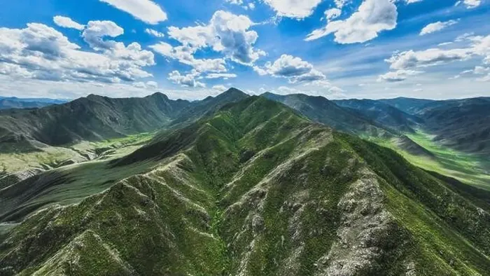 Framed Print : Landscape of mountains and rivers in summer. Aerial view Framed Print : Landscape of mountains and rivers in summer. Aerial view