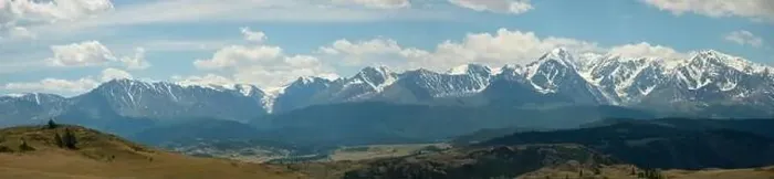 Framed Print : Landscape of mountains in summer. Panorama