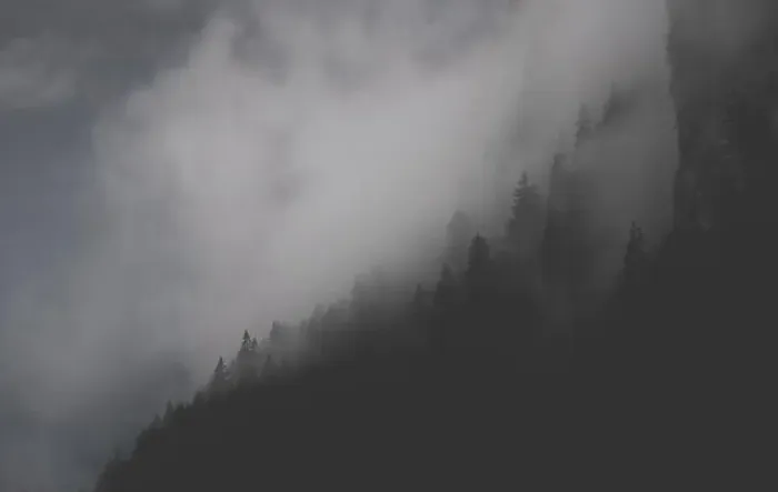 Framed Print : Landscape photography of the French Alps on a foggy morning