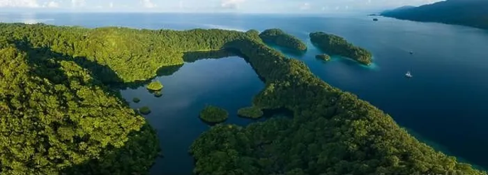 Framed Print : A large marine lake is found within beautiful limestone islands that rise from West Papua's seascape. Marine lakes are enclosed saltwater ecosystems Framed Print : A large marine lake is found within beautiful limestone islands that rise from West Papua's seascape. Marine lakes are enclosed saltwater ecosystems