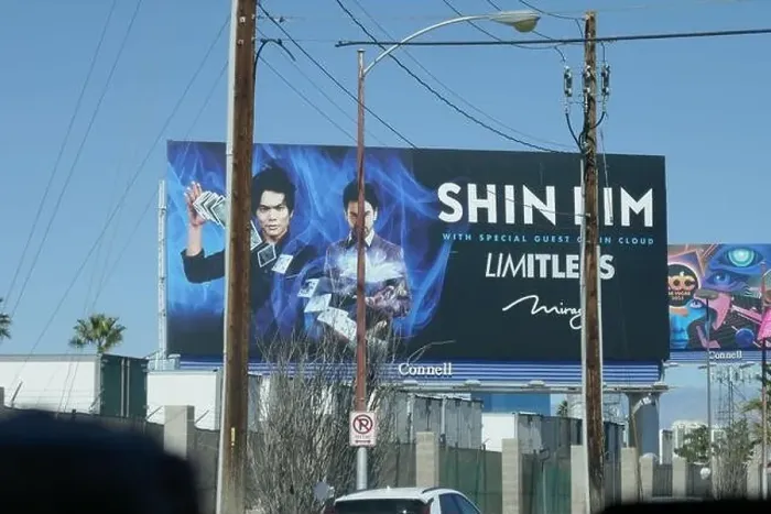 Framed Print : Las Vegas, Nevada, USA 8th March 2024 Shin Lim Limitless Billboard with Colin Cloud on Las Vegas Blvd on March 8 Framed Print : Las Vegas, Nevada, USA 8th March 2024 Shin Lim Limitless Billboard with Colin Cloud on Las Vegas Blvd on March 8