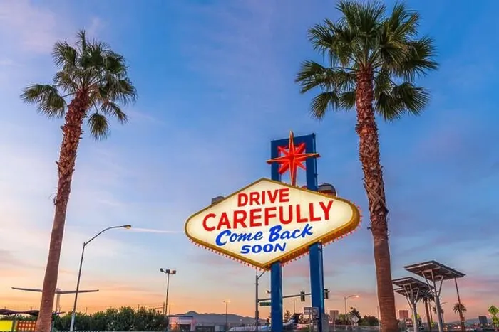 Framed Print : Las Vegas, Nevada, USA at the back of the Welcome to Las Vegas Sign reminding you to drive carefully and come back soon Framed Print : Las Vegas, Nevada, USA at the back of the Welcome to Las Vegas Sign reminding you to drive carefully and come back soon