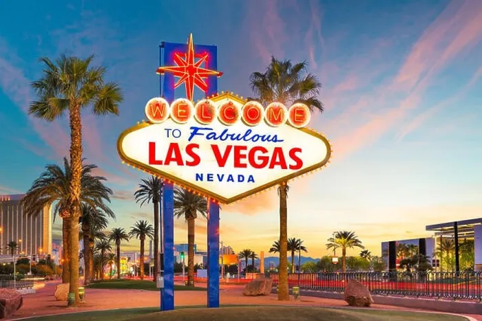 Framed Print : Las Vegas, Nevada, USA at the Welcome to Las Vegas Sign at dusk Framed Print : Las Vegas, Nevada, USA at the Welcome to Las Vegas Sign at dusk
