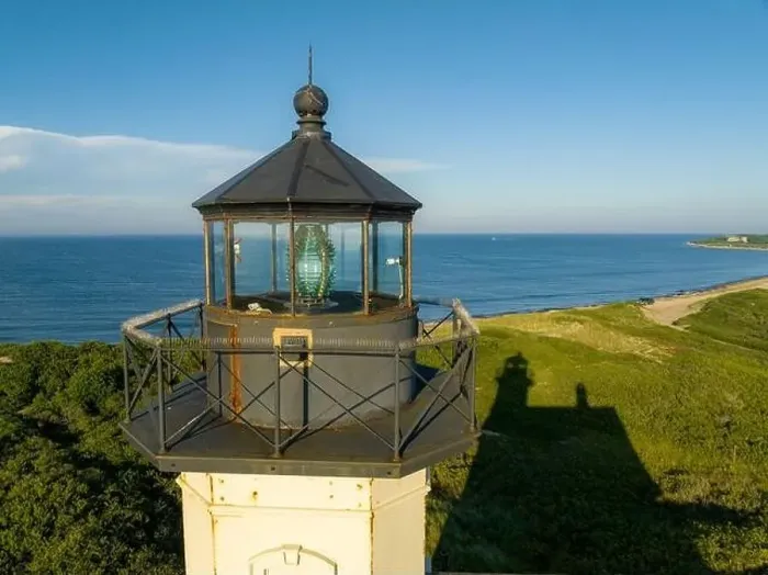 Framed Print : Late afternoon summer photo of the North Lighthouse, New Shoreham, Block Island, Rhode Island. August 2023 Framed Print : Late afternoon summer photo of the North Lighthouse, New Shoreham, Block Island, Rhode Island. August 2023