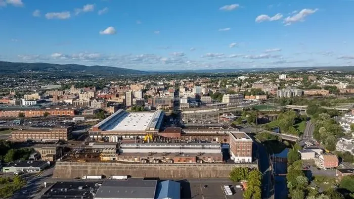 Framed Print : Late summer, early fall aerial, drone, photo of the Scranton Pennsylvania skyline. September 2024 Framed Print : Late summer, early fall aerial, drone, photo of the Scranton Pennsylvania skyline. September 2024