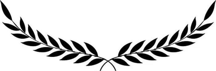 Framed Print : Laurel honor wreath vector in black on white isolated background. A proper designed half laurel wreath illustration Framed Print : Laurel honor wreath vector in black on white isolated background. A proper designed half laurel wreath illustration