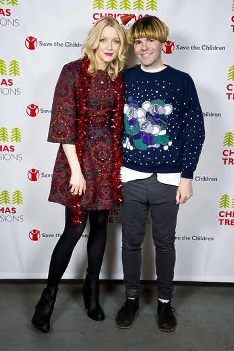 Framed Print : Lauren Laverne and Tim Burgess pictured at Save the Children???s Christmas Tree Sessions Framed Print : Lauren Laverne and Tim Burgess pictured at Save the Children???s Christmas Tree Sessions