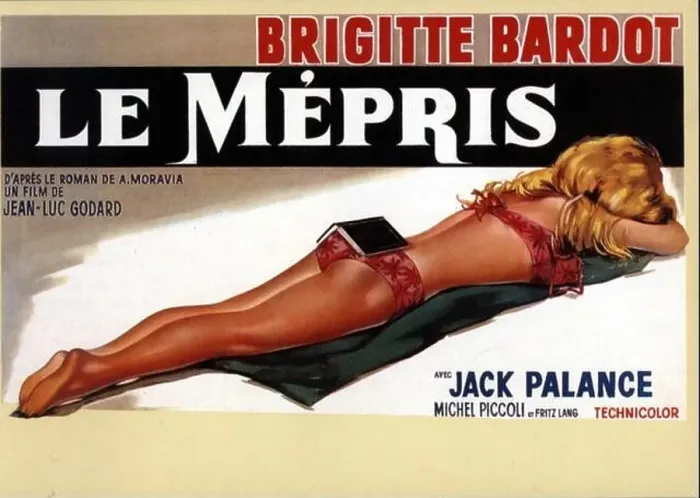 Framed Print : Le Mepris Year : 1963 France  /  Italy Director : Jean-Luc Godard Brigitte Bardot Poster (Fr)