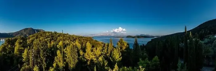 Framed Print : Lefkada a Greek island in the Ionian Sea on the west coast of Greece Framed Print : Lefkada a Greek island in the Ionian Sea on the west coast of Greece