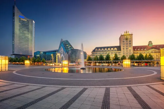 Framed Print : Leipzig, Germany. Cityscape image of Leipzig downtown during beautiful sunset Framed Print : Leipzig, Germany. Cityscape image of Leipzig downtown during beautiful sunset