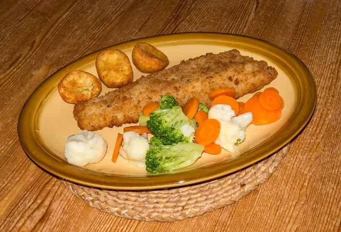 Framed Print : Lemon and black pepper fish dinner Framed Print : Lemon and black pepper fish dinner