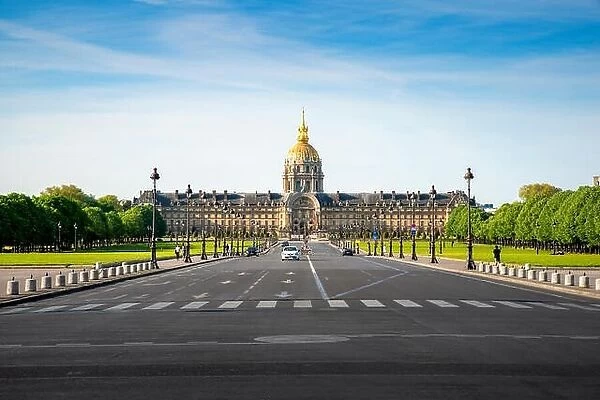 Les Invalides (National Residence of the Invalids) - complex of museums and monuments in Paris, France