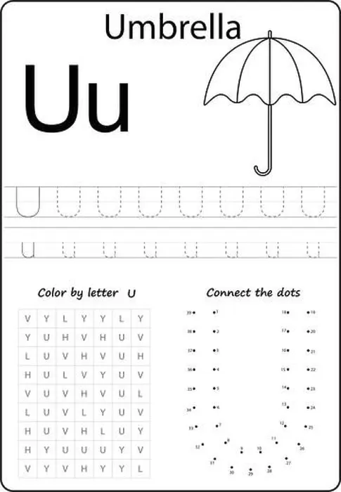Framed Print : letter U. Alphabet letter. Worksheet. Task for kids. learning letters Framed Print : letter U. Alphabet letter. Worksheet. Task for kids. learning letters