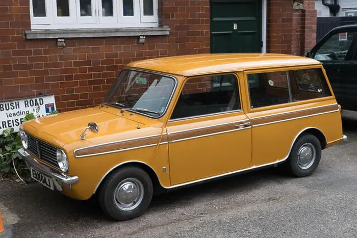 Framed Print : Leyland Austin Mini Clubman Estate car Framed Print : Leyland Austin Mini Clubman Estate car